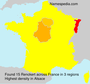 Surname Renckert in France Surname Renckert in France