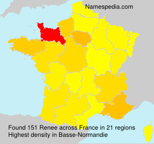 Surname Renee in France Surname Renee in France