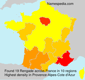 Surname Rengade in France Surname Rengade in France