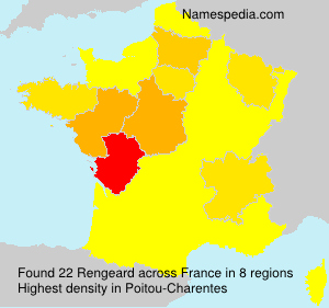 Surname Rengeard in France Surname Rengeard in France