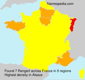 Surname Rengert in France