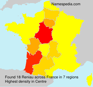 Surname Reniau in France Surname Reniau in France
