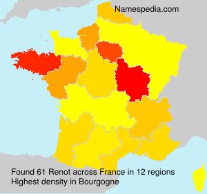 Surname Renot in France Surname Renot in France