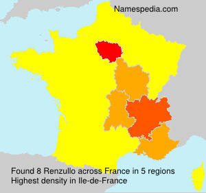 Surname Renzullo in France Surname Renzullo in France