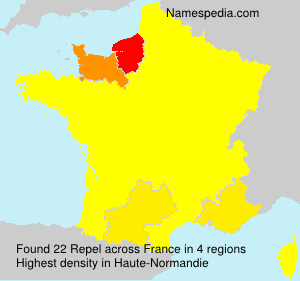 Surname Repel in France Surname Repel in France