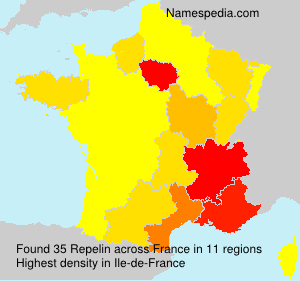Surname Repelin in France Surname Repelin in France