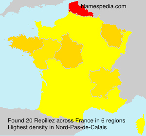 Surname Repillez in France Surname Repillez in France