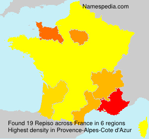 Surname Repiso in France Surname Repiso in France