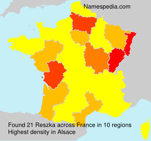 Surname Reszka in France Surname Reszka in France