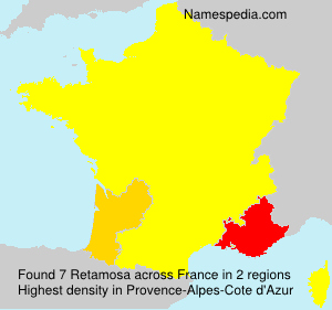 Surname Retamosa in France Surname Retamosa in France
