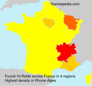 Surname Retibi in France Surname Retibi in France