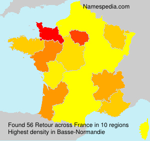 Surname Retour in France Surname Retour in France