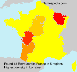 Surname Retro in France