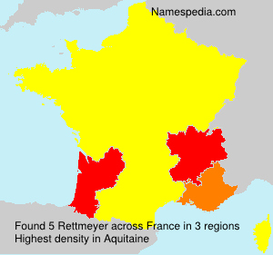 Surname Rettmeyer in France Surname Rettmeyer in France