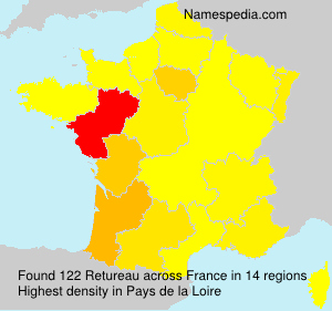 Surname Retureau in France Surname Retureau in France