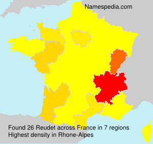 Surname Reudet in France Surname Reudet in France