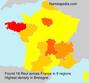 Surname Reul in France Surname Reul in France