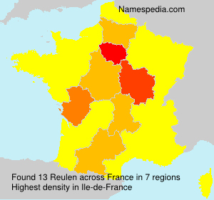 Surname Reulen in France Surname Reulen in France