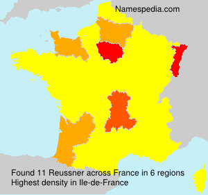 Surname Reussner in France Surname Reussner in France