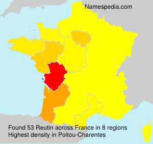 Surname Reutin in France Surname Reutin in France