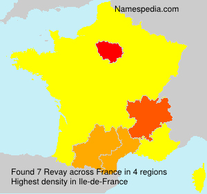Surname Revay in France Surname Revay in France