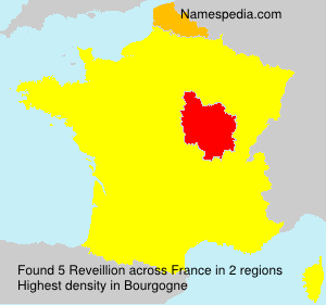 Surname Reveillion in France Surname Reveillion in France