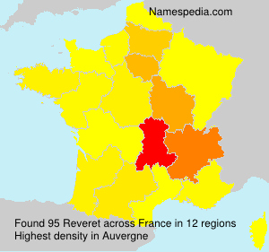 Surname Reveret in France Surname Reveret in France