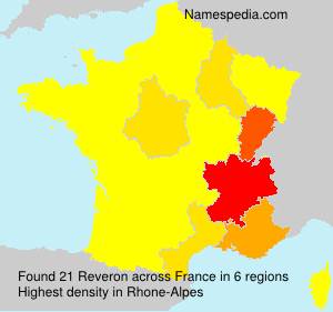 Surname Reveron in France Surname Reveron in France