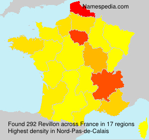 Surname Revillon in France Surname Revillon in France