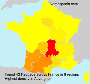 Surname Reygade in France Surname Reygade in France