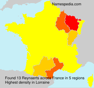 Surname Reynaerts in France