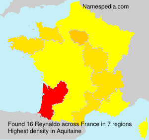 Surname Reynaldo in France Surname Reynaldo in France