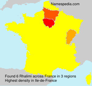 Surname Rhalimi in France Surname Rhalimi in France