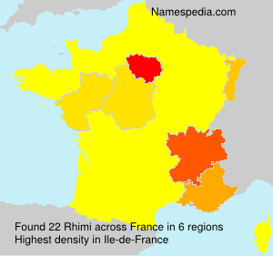 Surname Rhimi in France Surname Rhimi in France