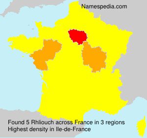 Surname Rhliouch in France Surname Rhliouch in France
