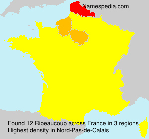 Surname Ribeaucoup in France Surname Ribeaucoup in France