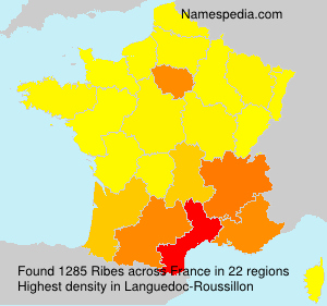 Surname Ribes in France Surname Ribes in France