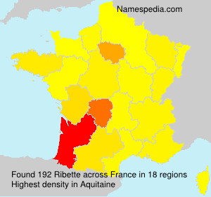Surname Ribette in France Surname Ribette in France