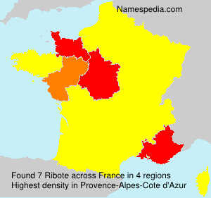 Surname Ribote in France Surname Ribote in France