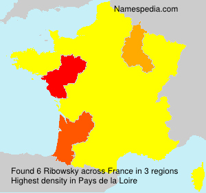 Surname Ribowsky in France Surname Ribowsky in France