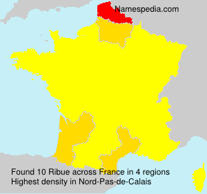 Surname Ribue in France Surname Ribue in France