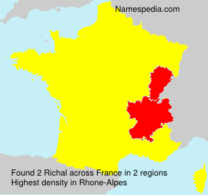 Surname Richal in France Surname Richal in France
