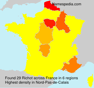 Surname Richot in France