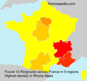 Surname Ricignuolo in France Surname Ricignuolo in France