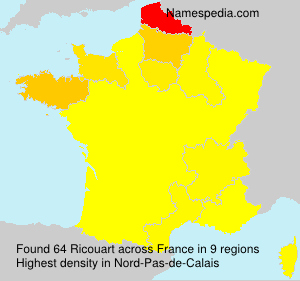Surname Ricouart in France Surname Ricouart in France