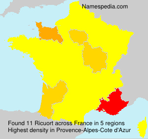 Surname Ricuort in France Surname Ricuort in France