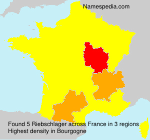Surname Riebschlager in France Surname Riebschlager in France