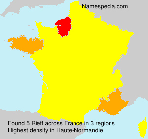 Surname Rieff in France Surname Rieff in France