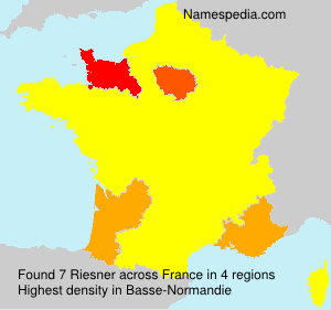 Surname Riesner in France