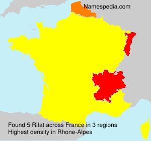 Surname Rifat in France Surname Rifat in France